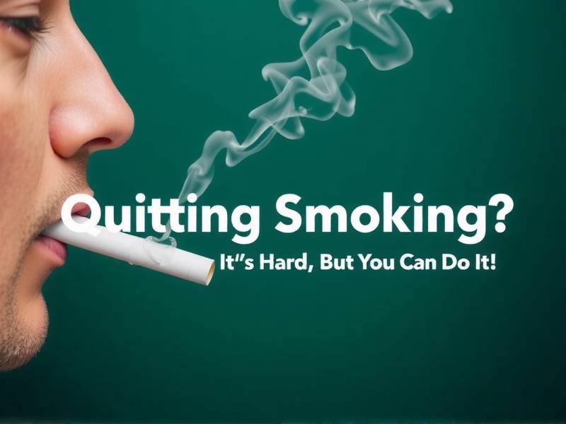 Quitting Smoking? It's Hard—But You Can Do It!(1)