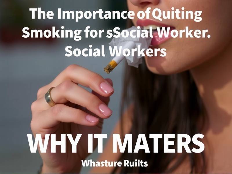 The Importance of Quitting Smoking for Social Workers: Why It Matters