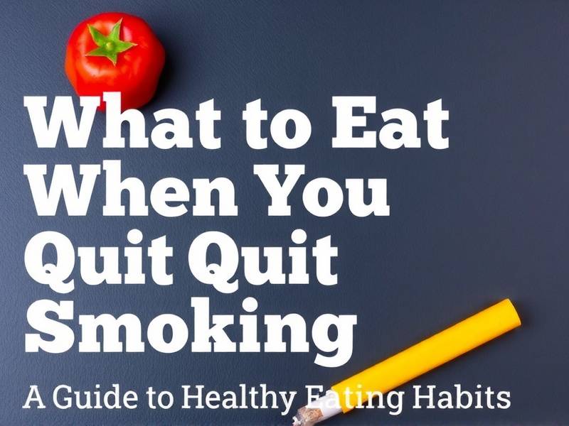 What to Eat When You Quit Smoking Weed: A Guide to Healthy Eating Habits