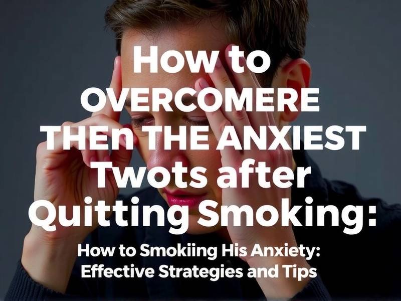 How to Overcome Anxiety After Quitting Smoking: Effective Strategies and Tips