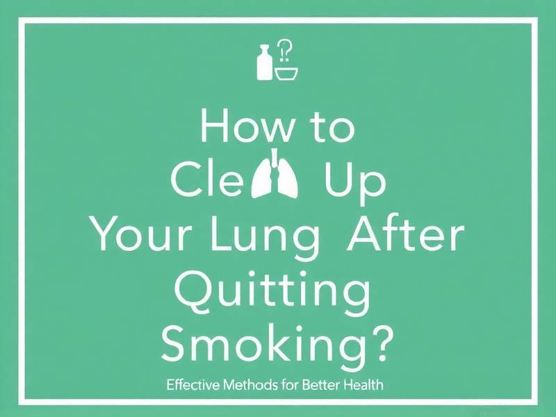 How to Clean Up Your Lungs After Quitting Smoking: Effective Methods for Better Health