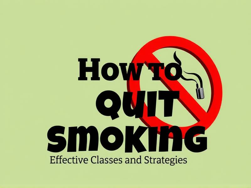 How to Quit Smoking: Effective Classes and Strategies