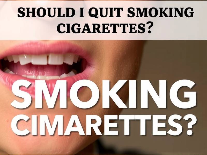 Should I Quit Smoking Cigarettes?