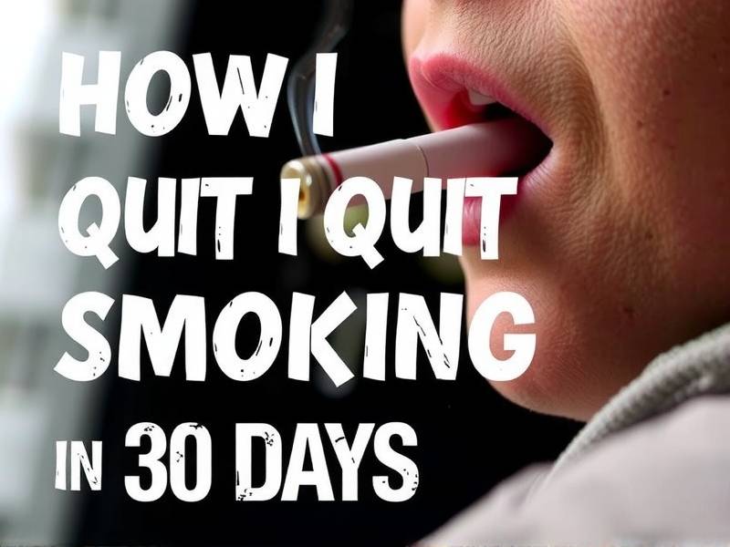 How I Quit Smoking in 30 Days: My Personal Journey to Freedom from Nicotine