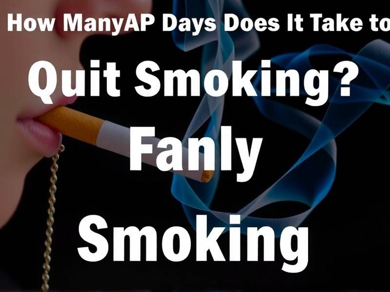 How Many Days Does It Take to Quit Smoking? The Science Behind the Process