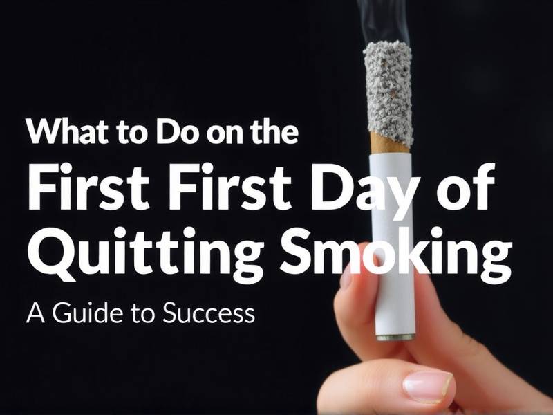 What to Do on the First Day of Quitting Smoking: A Guide to Success