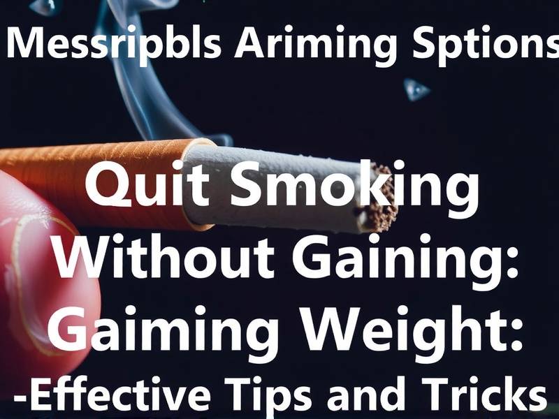 How to Quit Smoking Without Gaining Weight: Effective Tips and Tricks