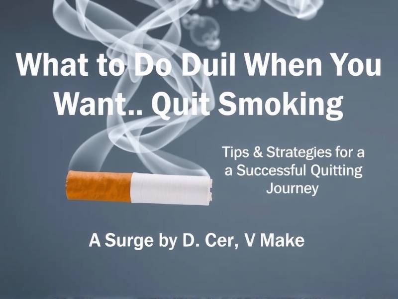 What to Do When You Want to Quit Smoking: Tips and Strategies for a Successful Quitting Journey(1)