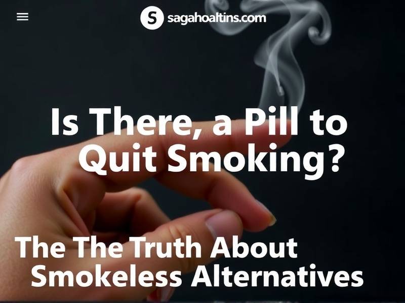 Is There a Pill to Quit Smoking? The Truth About Smokeless Alternatives