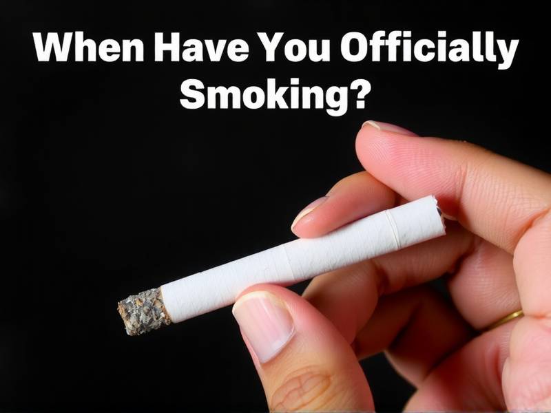 When Have You Officially Quit Smoking?