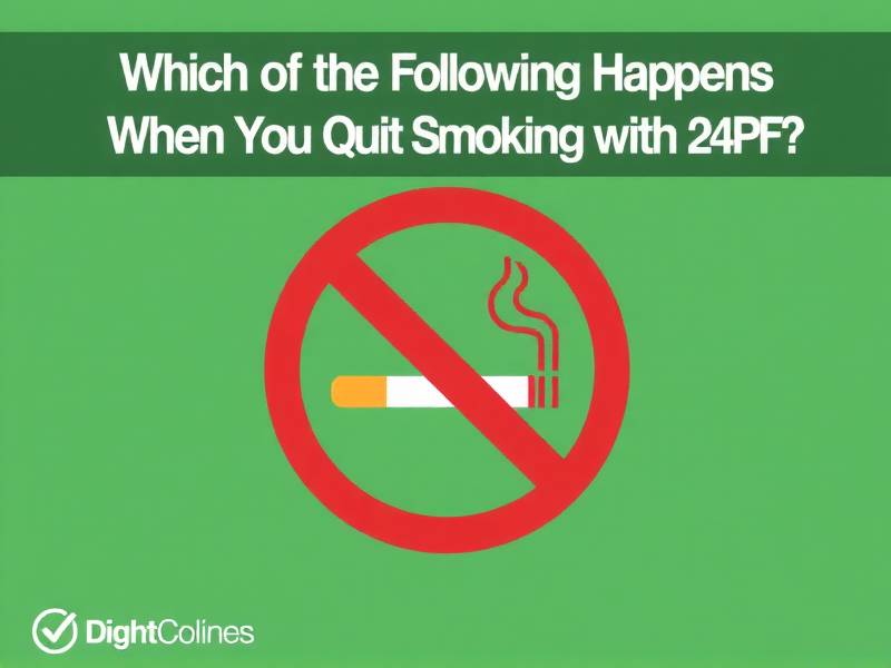 Which of the Following Happens When You Quit Smoking with 24PF?