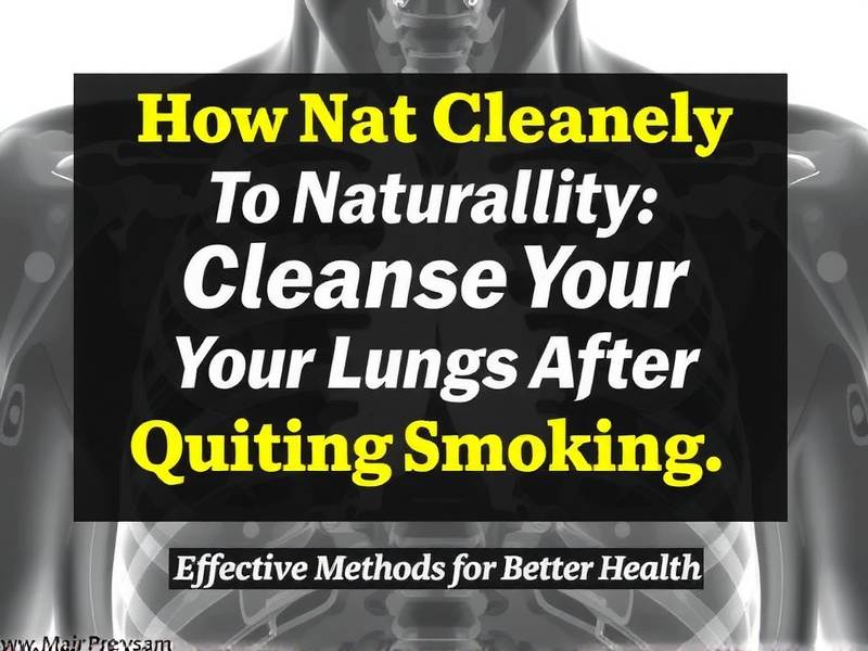 How to Naturally Cleanse Your Lungs After Quitting Smoking: Effective Methods for Better Health