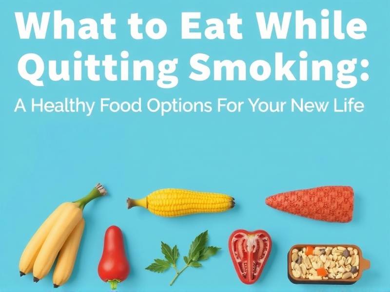 What to Eat While Quitting Smoking: Healthy Food Options for Your New Life