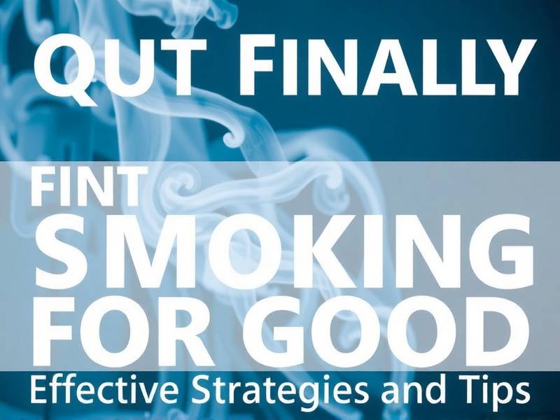 How to Finally Quit Smoking for Good: Effective Strategies and Tips