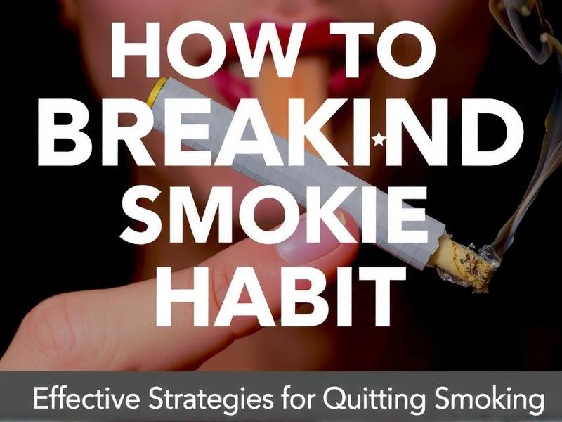 How to Break the Smoking Habit: Effective Strategies for Quitting Smoking