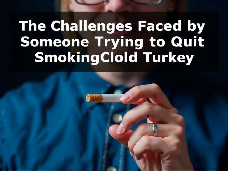 The Challenges Faced by Someone Trying to Quit Smoking Cold Turkey