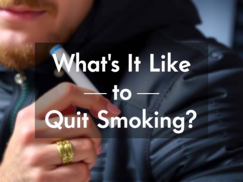 What's It Like to Quit Smoking?