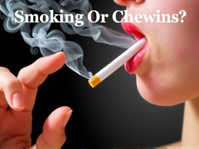 Which Is Harder to Quit: Smoking or Chewing?(1)