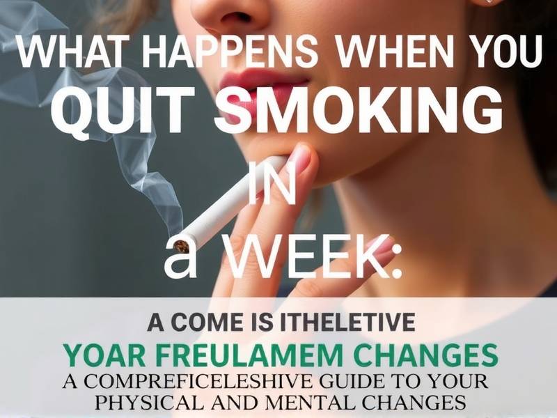 What Happens When You Quit Smoking in a Week: A Comprehensive Guide to Your Physical and Mental Chan