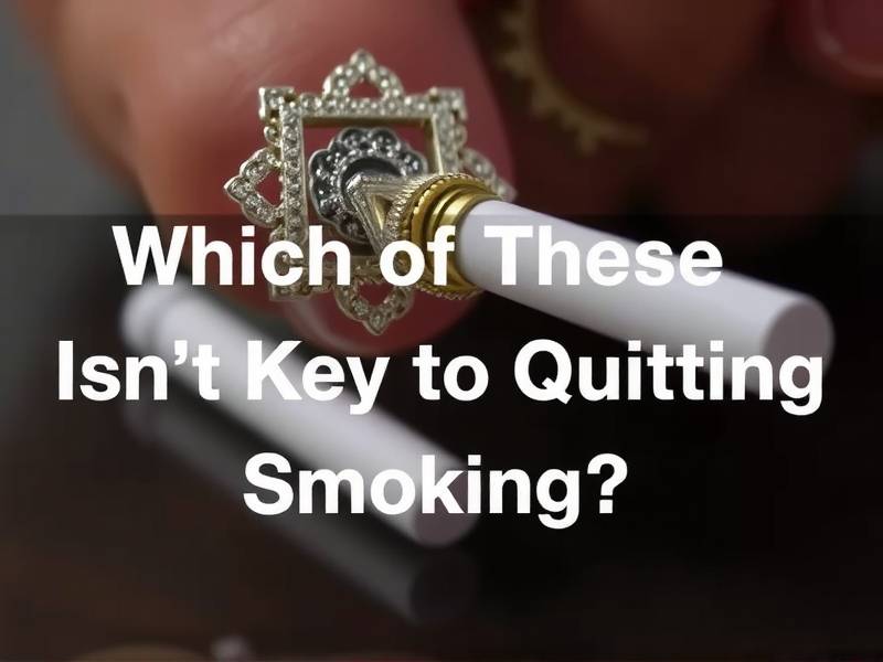 Which of These Isn’t Key to Quitting Smoking?