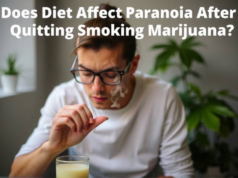 Does Diet Affect Paranoia After Quitting Smoking Marijuana?