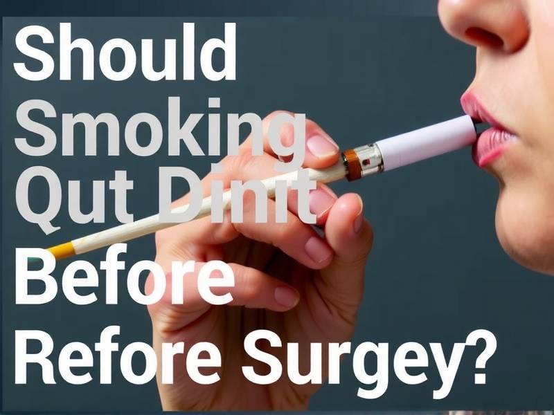 Should You Quit Smoking Before Surgery?