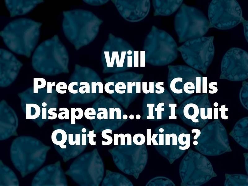 Will Precancerous Cells Disappear If I Quit Smoking?(1)