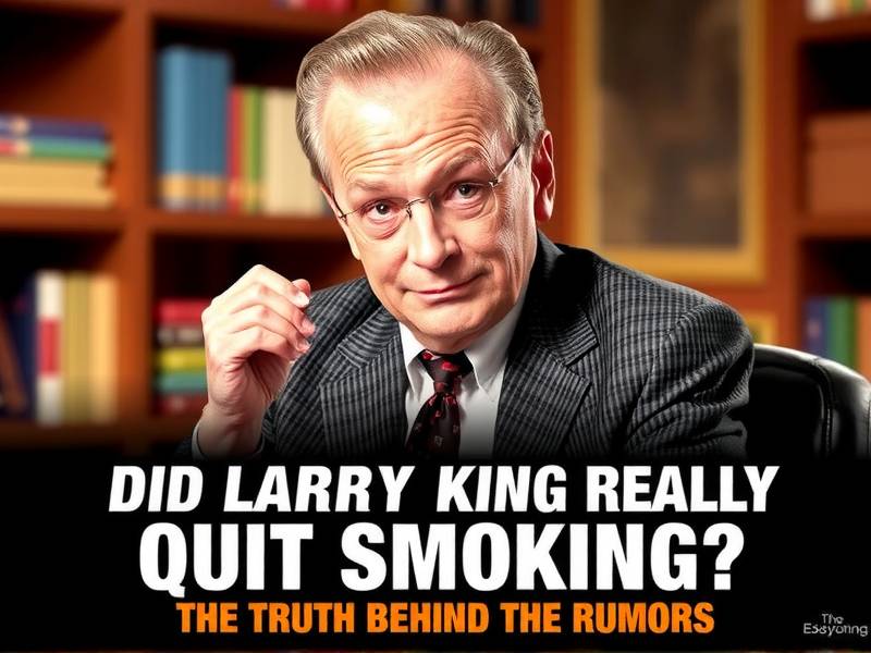 Did Larry King Really Quit Smoking? The Truth Behind the Rumors