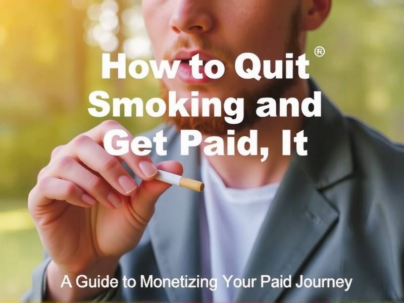 How to Quit Smoking and Get Paid for It: A Guide to Monetizing Your Health Journey