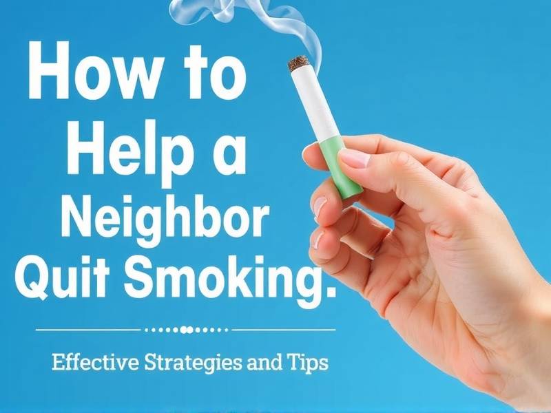 How to Help a Neighbor Quit Smoking: Effective Strategies and Tips