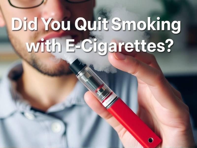 Did You Quit Smoking with E-Cigarettes? A Guide to Effective Methods and Resources