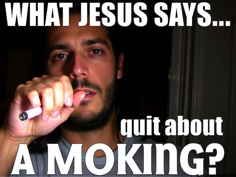 What Jesus Says About Quitting Smoking