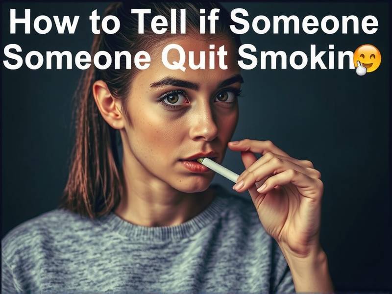 How to Tell If Someone Quit Smoking