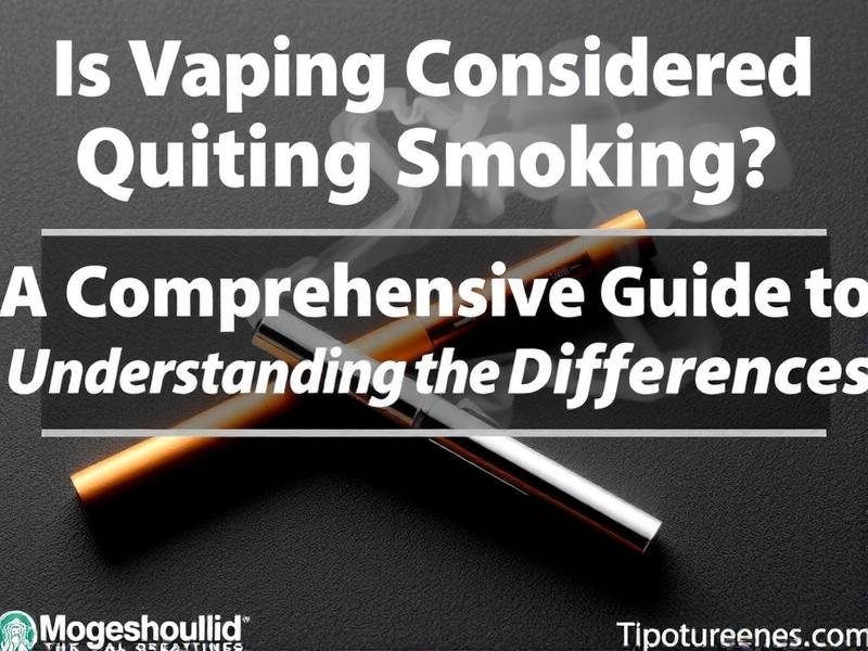 Is Vaping Considered Quitting Smoking? A Comprehensive Guide to Understanding the Differences(1)