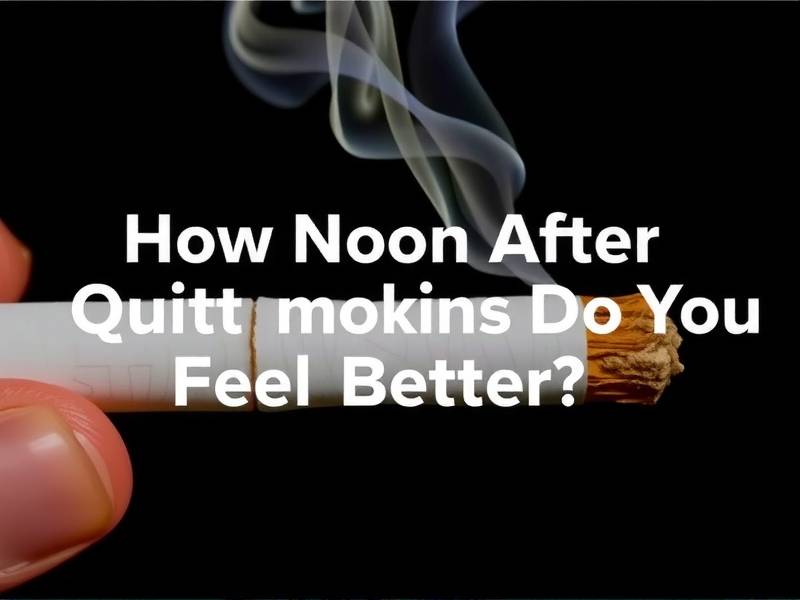 How Soon After Quitting Smoking Do You Feel Better?(1)