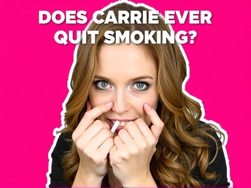 Does Carrie Ever Quit Smoking? The Inside Story of Her Smoking Habits