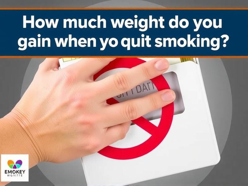 How much weight do you typically gain when you quit smoking?(1)