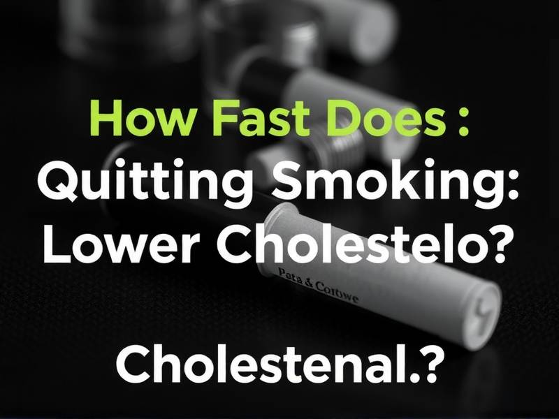 How Fast Does Quitting Smoking Lower Cholesterol? The Science Behind the Health Benefits