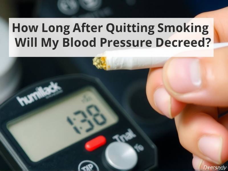 How Long After Quitting Smoking Will My Blood Pressure Decrease?(1)