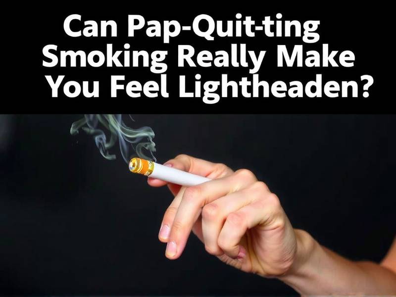 Can Quitting Smoking Really Make You Feel Lightheaded?