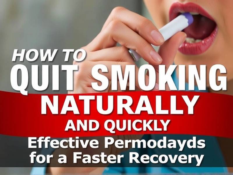 How to Quit Smoking Naturally and Quickly: Effective Methods for a Faster Recovery(1)