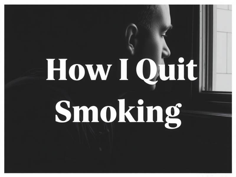 How I Quit Smoking: An Album of My Journey