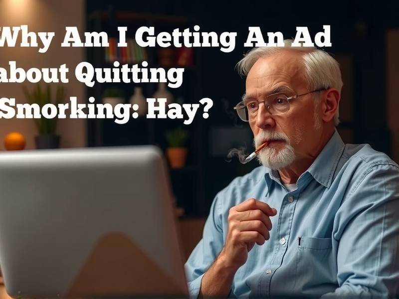 Why Am I Getting an Ad About Quitting Smoking?