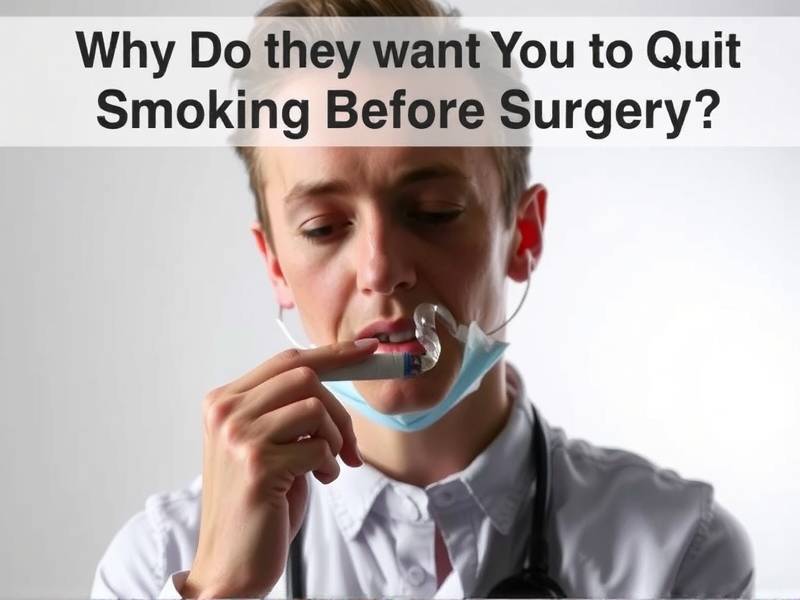 Why Do They Want You to Quit Smoking Before Surgery?