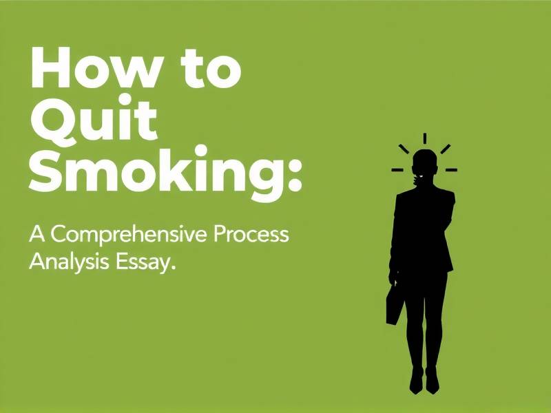 How to Quit Smoking: A Comprehensive Process Analysis Essay(1)