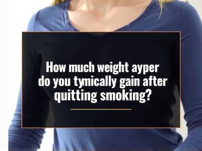 How much weight do you typically gain after quitting smoking?