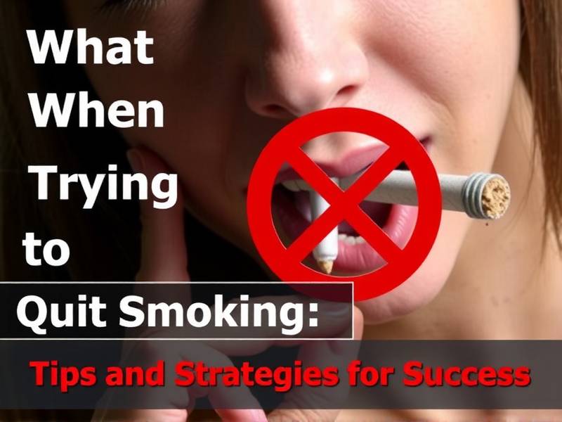 What to Do When Trying to Quit Smoking: Tips and Strategies for Success