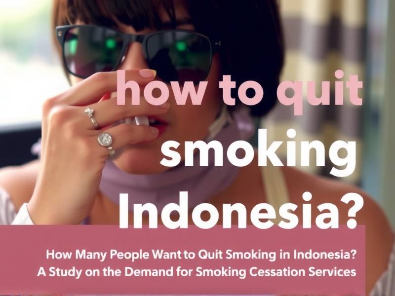 How Many People Want to Quit Smoking in Indonesia? A Study on the Demand for Smoking Cessation Servi