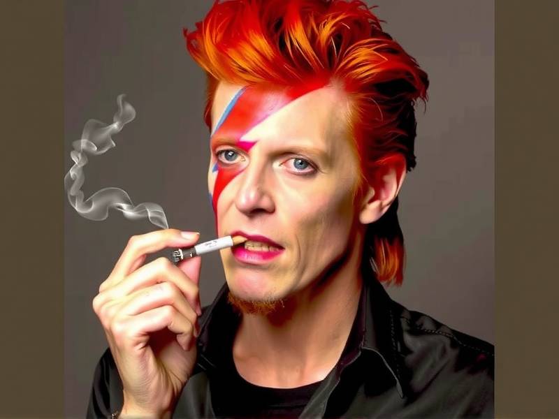 When Did Bowie Quit Smoking?