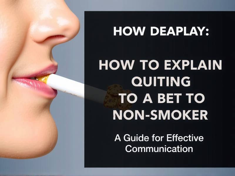 How to Explain Quitting Smoking to a Non-Smoker: A Guide for Effective Communication